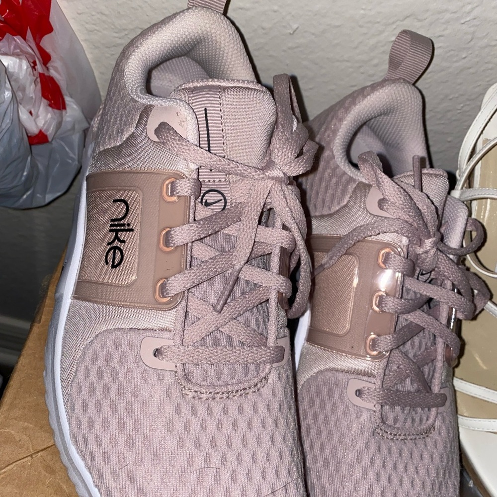 Nike running shoes rose color